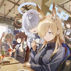 This is a pixiv picture whose title is スイーツカフェに誘われカンナ….