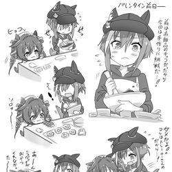 This is a pixiv picture whose title is シュヴァちとヴィブロスのハッピーバレンタイン🍫✨🍩.
