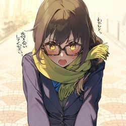 This is a pixiv picture whose title is 近視の姉＃147.