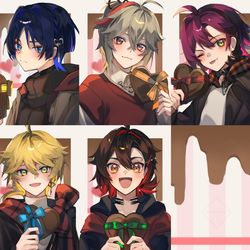 This is a pixiv picture whose title is ハッピーバレンタイン.