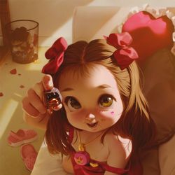 This is a pixiv picture whose title is Bittersweet Valentines.