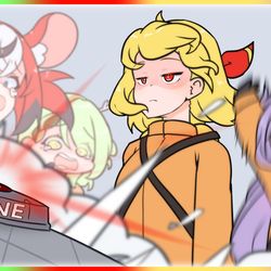 This is a pixiv picture whose title is 💥💥💥(YouTube Link).