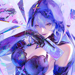 This is a pixiv picture whose title is black swan.