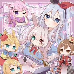 This is a pixiv picture whose title is Kanade in wonderland.
