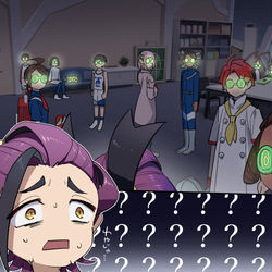 This is a pixiv picture whose title is 恐怖のジョークグラス.