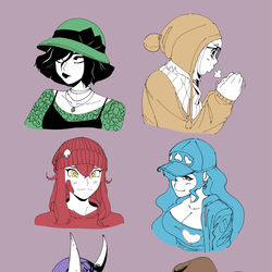 This is a pixiv picture whose title is Practice - Headwear and folds.