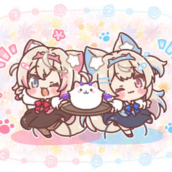 This is a pixiv picture whose title is ご注文はFuwaMocoですか？🐾.