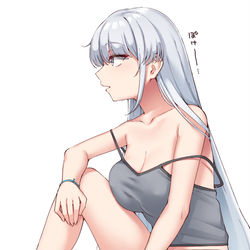 This is a pixiv picture whose title is だらしな冬月.