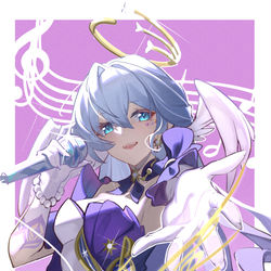 This is a pixiv picture whose title is 知更鸟.