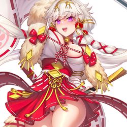 This is a pixiv picture whose title is 望月千代女.