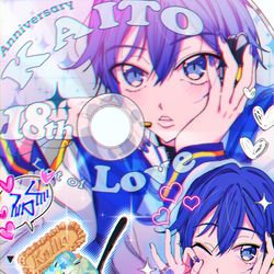 This is a pixiv picture whose title is KAITO兄さん🍨💙.