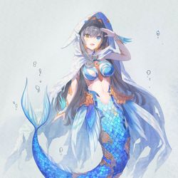 This is a pixiv picture whose title is mermaid.
