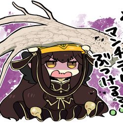 This is a pixiv picture whose title is やかましいマンチニールぶつけるぞ.