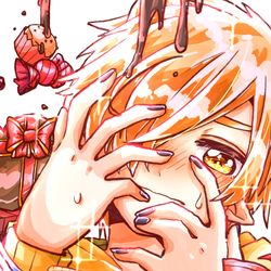 This is a pixiv picture whose title is バレンタインのチョコに戸惑うペイント兄さん.
