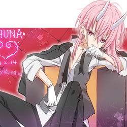 This is a pixiv picture whose title is 男装シュナちゃん.