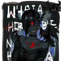 This is a pixiv picture whose title is 以撒的结合同人图，夏娃.
