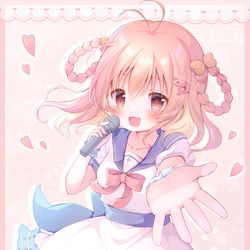 This is a pixiv picture whose title is 君に笑顔をお届け！❤️.
