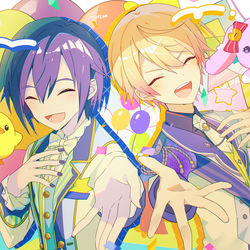 This is a pixiv picture whose title is みんなの座長.