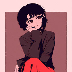 This is a pixiv picture whose title is lain.