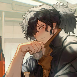 This is a pixiv picture whose title is バレンタイン岡田以蔵.