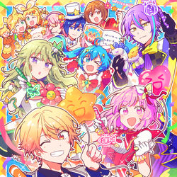 This is a pixiv picture whose title is ワンダショペイント！.