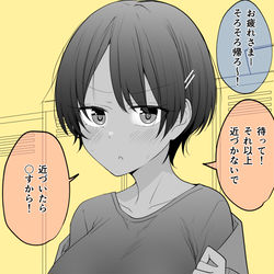 This is a pixiv picture whose title is それ以上近づいたら〇すから！！.