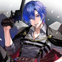 This is a pixiv picture whose title is 💙Happy anniversary！18th!.
