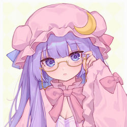 This is a pixiv picture whose title is パチェ🌙.
