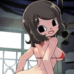 This is a pixiv picture whose title is 暗い室内のムラーナ。.