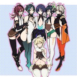 This is a pixiv picture whose title is 风系小男孩X爷.