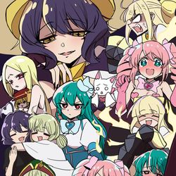 This is a pixiv picture whose title is 魔法少女にあこがれて.