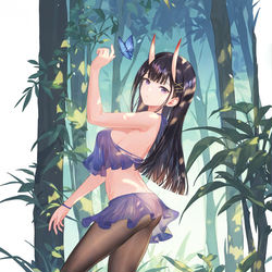 This is a pixiv picture whose title is 能代  蝶.