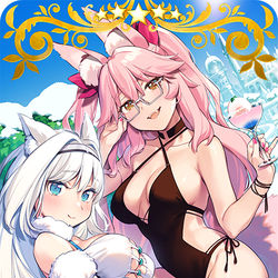 This is a pixiv picture whose title is ツイン・テイル.