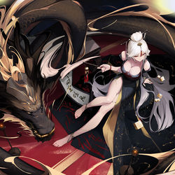 This is a pixiv picture whose title is 辰贺.