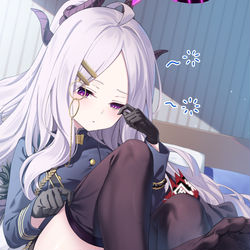 This is a pixiv picture whose title is ねむい。めんどくさい。.