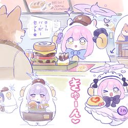This is a pixiv picture whose title is BA log 3 (🐑シリーズ).