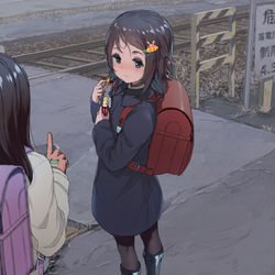 This is a pixiv picture whose title is 渡し損ねたチョコレート.