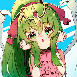This is a pixiv picture whose title is 水着チキちゃん.