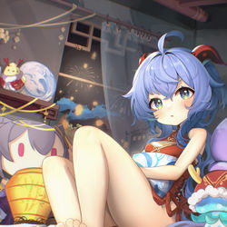 This is a pixiv picture whose title is 甘雨2024.