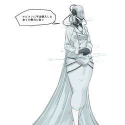 This is a pixiv picture whose title is 惑星封鎖機構ちゃん.