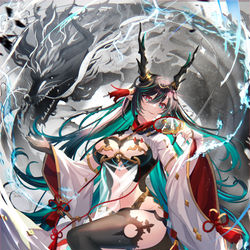 This is a pixiv picture whose title is ハイラ.
