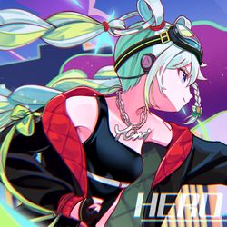This is a pixiv picture whose title is HERO／Ayase【Covered by YuNi】.