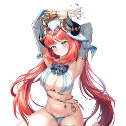 This is a pixiv picture whose title is ニィロウ下着.