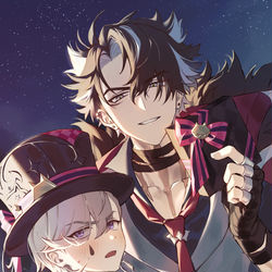 This is a pixiv picture whose title is 🍫❤️.