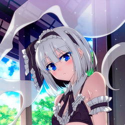 This is a pixiv picture whose title is メイド妖夢ちゃん！.