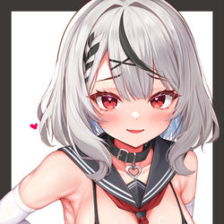This is a pixiv picture whose title is セーラービキニクロヱ🖤.