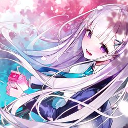This is a pixiv picture whose title is sakura.