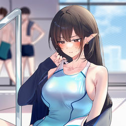 This is a pixiv picture whose title is ん…？.