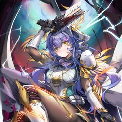 This is a pixiv picture whose title is OC.