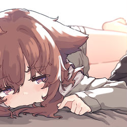 This is a pixiv picture whose title is たまには甘えたい.